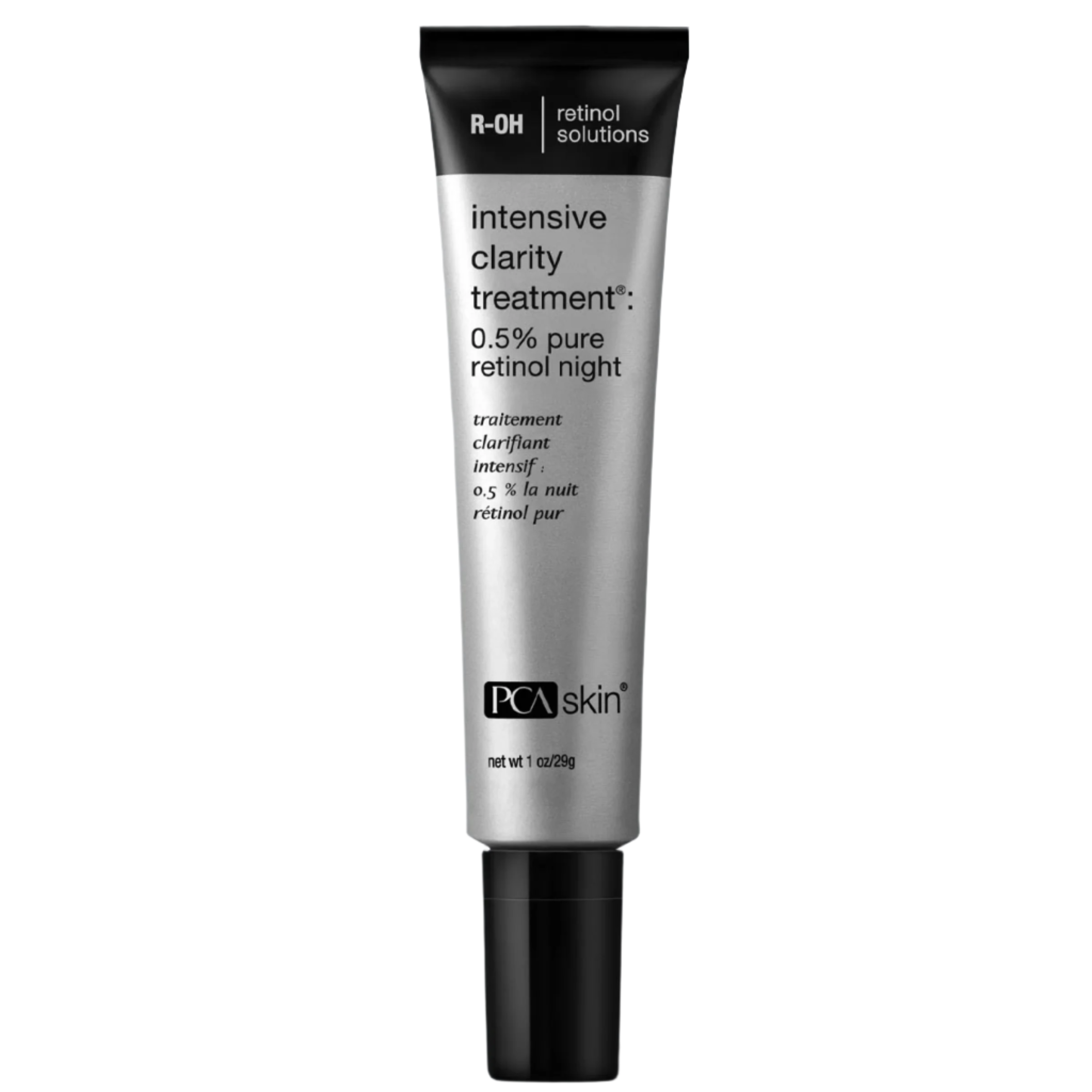 Intensive Clarity Treatment: 0.5% pure retinol & salicylic acid
